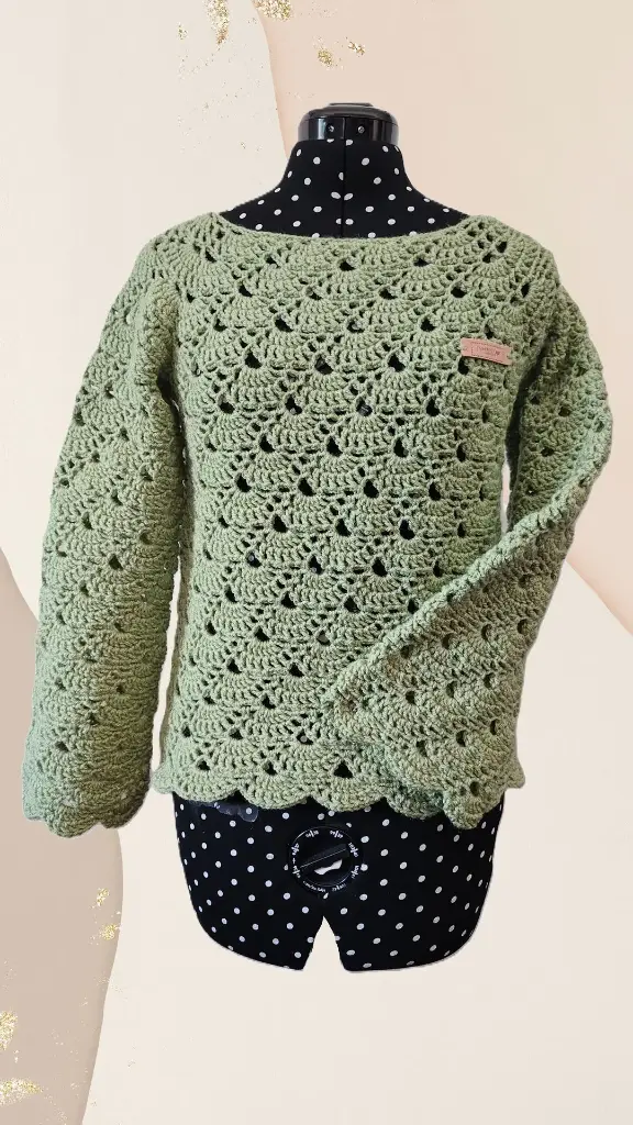 Pull Cercle vert